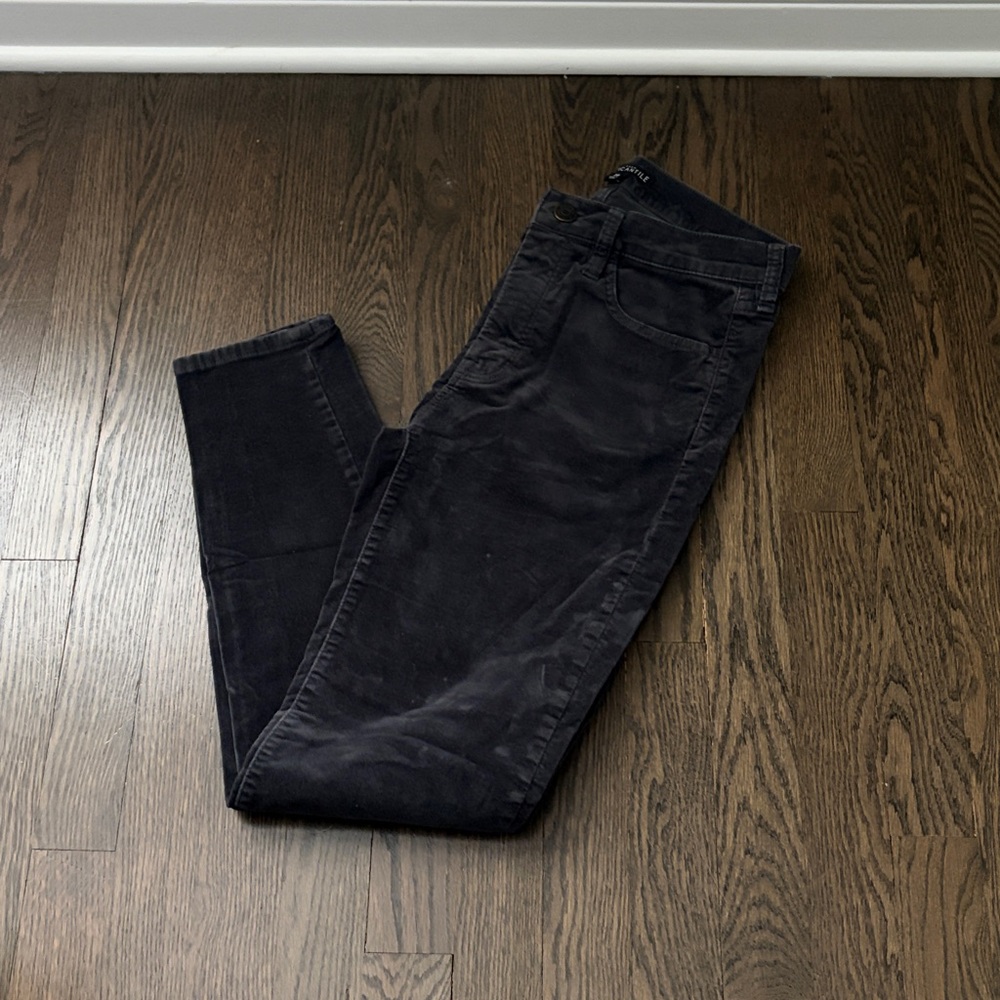 J. Crew velvety skinny jeans